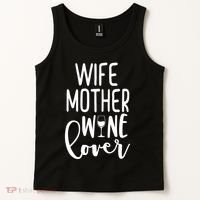Wife Mother Wine Lover Tank Top thumb 2