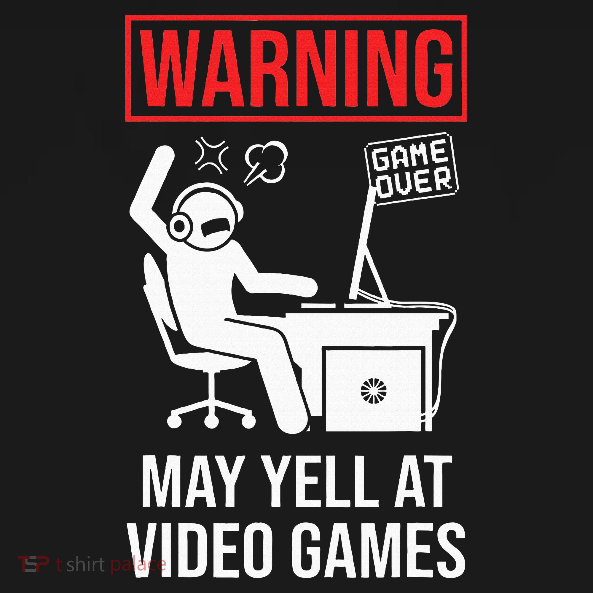 Warning May Yell At Video Games Gamer Women's Hoodie