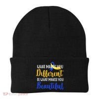 What Makes You Different Is What Makes You Beautiful Down Syndrome Beanie thumb 0