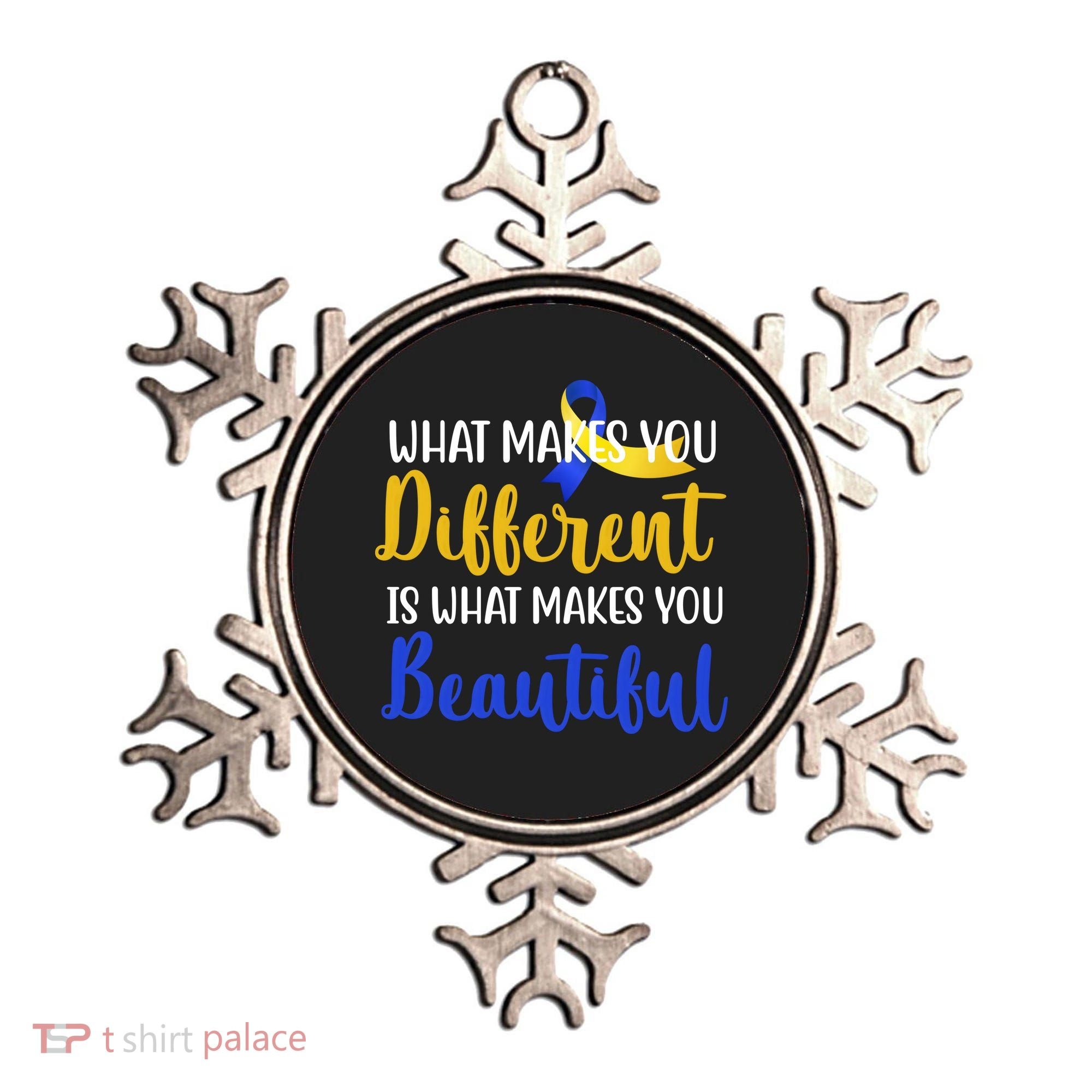 What Makes You Different Is What Makes You Beautiful Down Syndrome Ornament