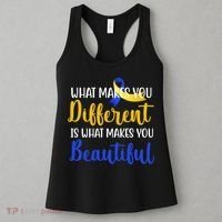 What Makes You Different Is What Makes You Beautiful Down Syndrome Women's Tank Top thumb 3