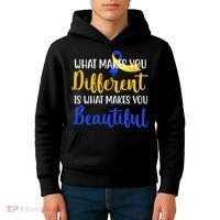 What Makes You Different Is What Makes You Beautiful Down Syndrome Kids Hoodie thumb 4