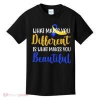What Makes You Different Is What Makes You Beautiful Down Syndrome Kids T-Shirt thumb 0