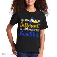 What Makes You Different Is What Makes You Beautiful Down Syndrome Kids T-Shirt thumb 2