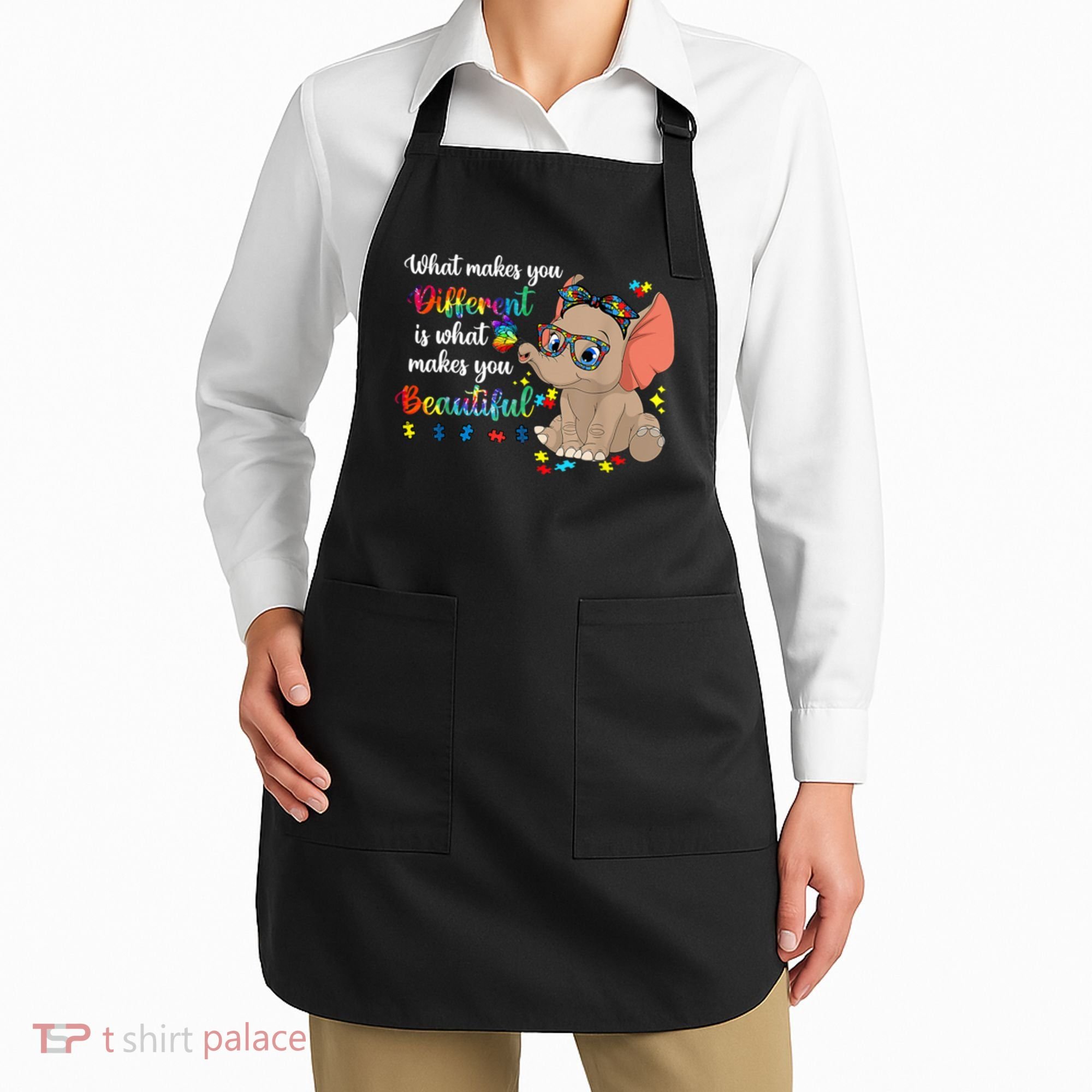 What Makes You Different Is What Makes You Beautiful Autism Apron