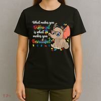 What Makes You Different Is What Makes You Beautiful Autism T-Shirt thumb 4