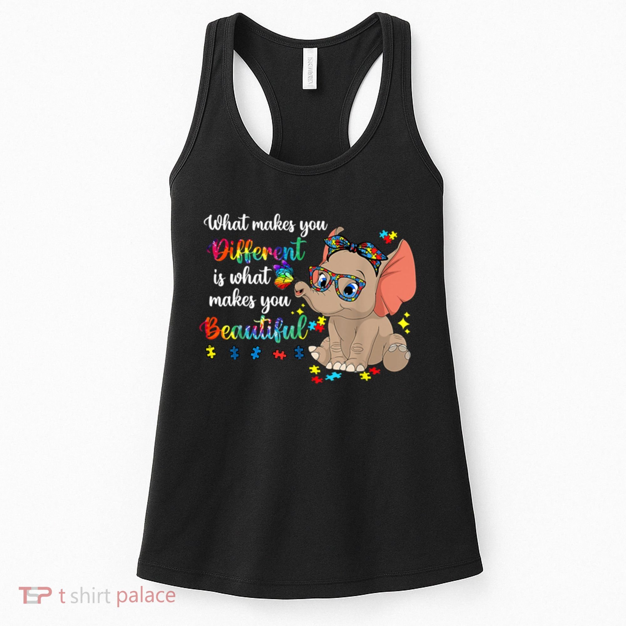 What Makes You Different Is What Makes You Beautiful Autism Women's Tank Top