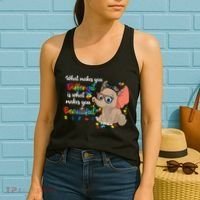 What Makes You Different Is What Makes You Beautiful Autism Women's Tank Top thumb 2
