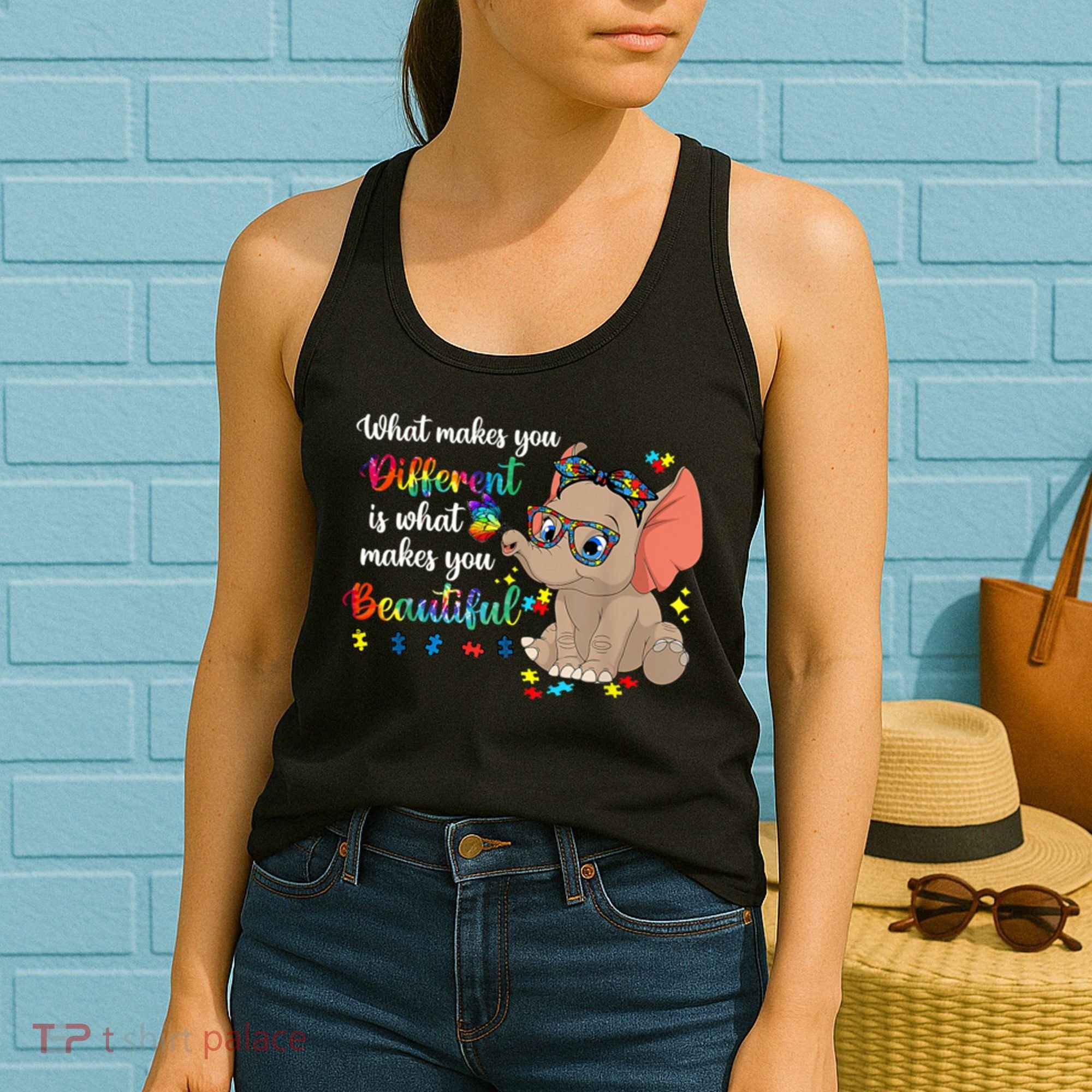 What Makes You Different Is What Makes You Beautiful Autism Women's Tank Top