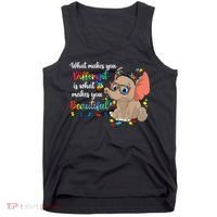 What Makes You Different Is What Makes You Beautiful Autism Tank Top thumb 0
