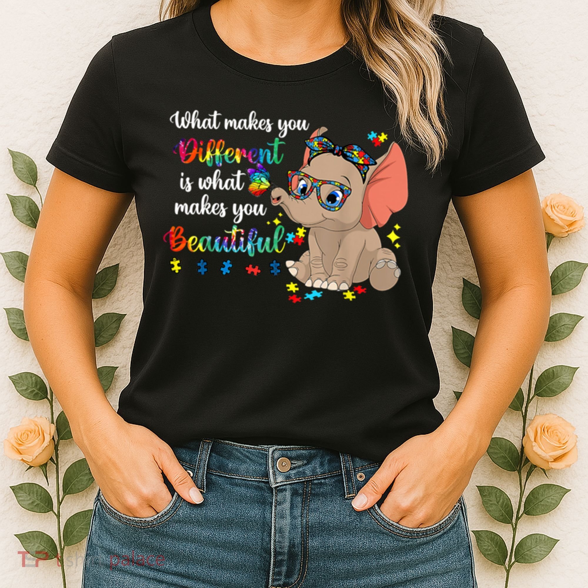 What Makes You Different Is What Makes You Beautiful Autism Women's T-Shirt