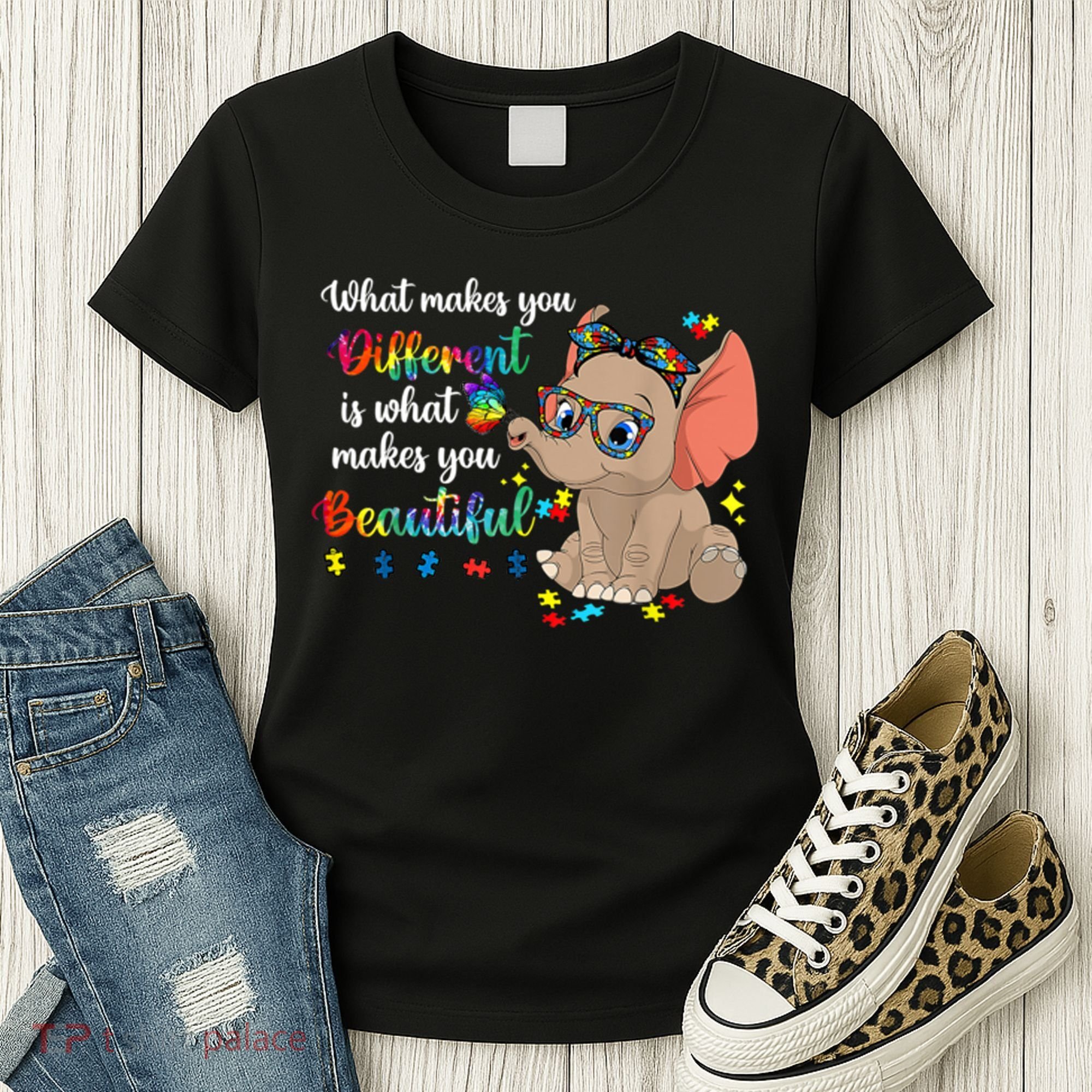 What Makes You Different Is What Makes You Beautiful Autism Women's T-Shirt