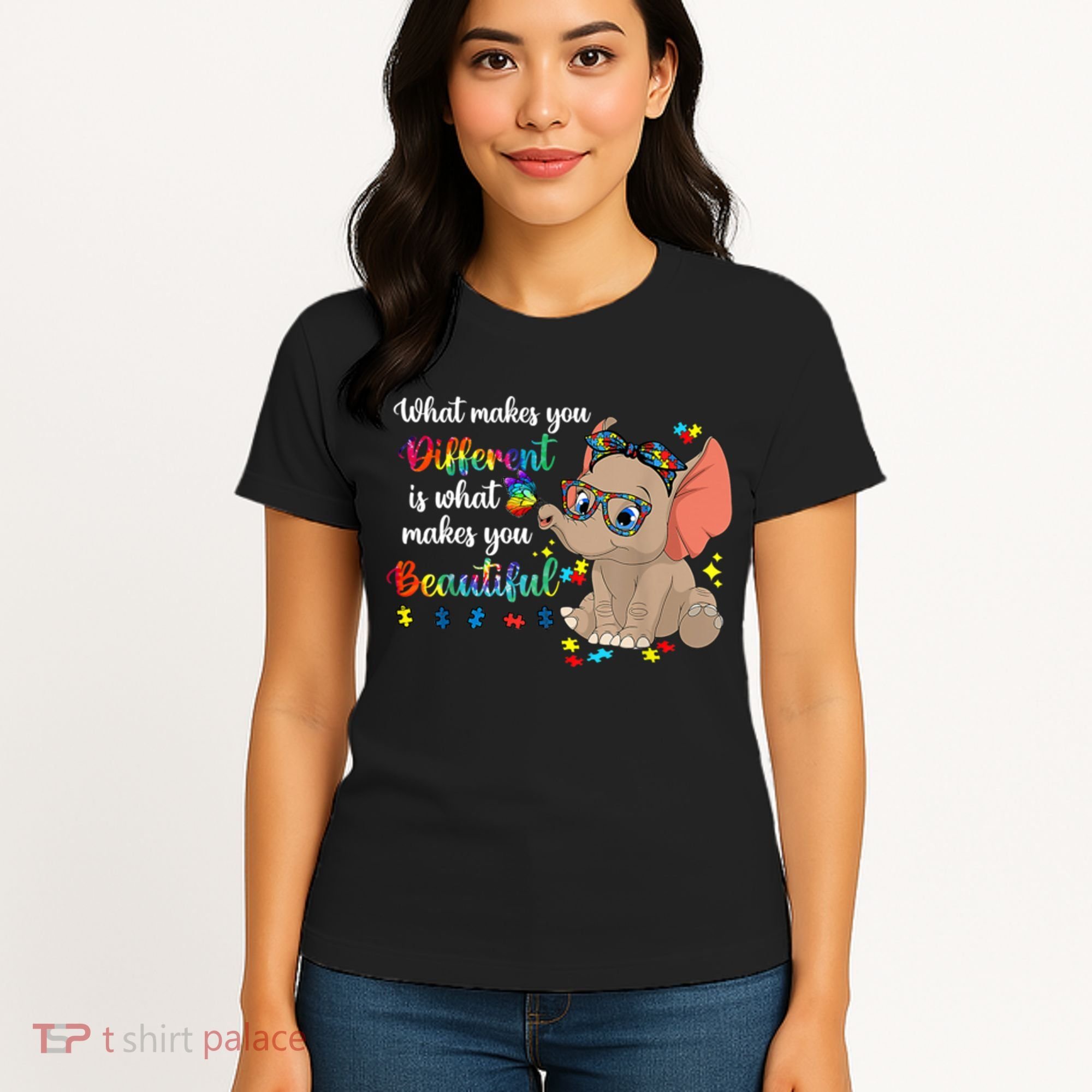 What Makes You Different Is What Makes You Beautiful Autism Women's T-Shirt