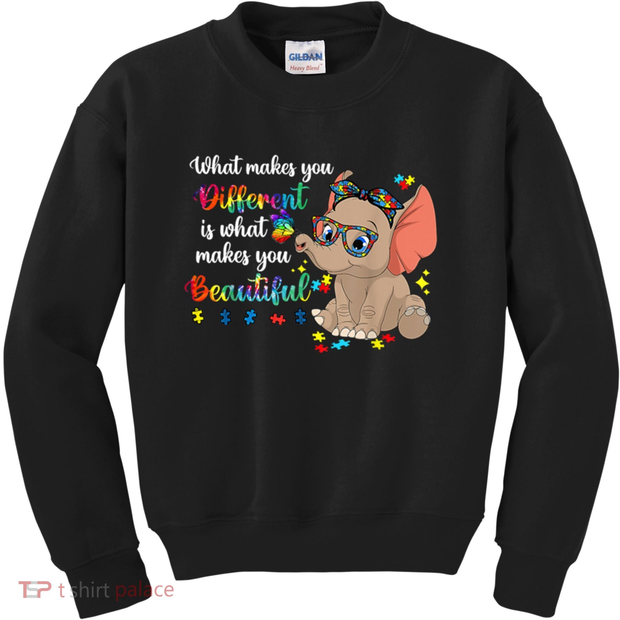 What Makes You Different Is What Makes You Beautiful Autism Kids Sweatshirt