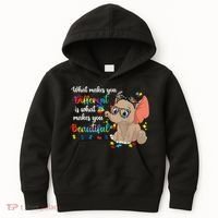 What Makes You Different Is What Makes You Beautiful Autism Kids Hoodie thumb 0