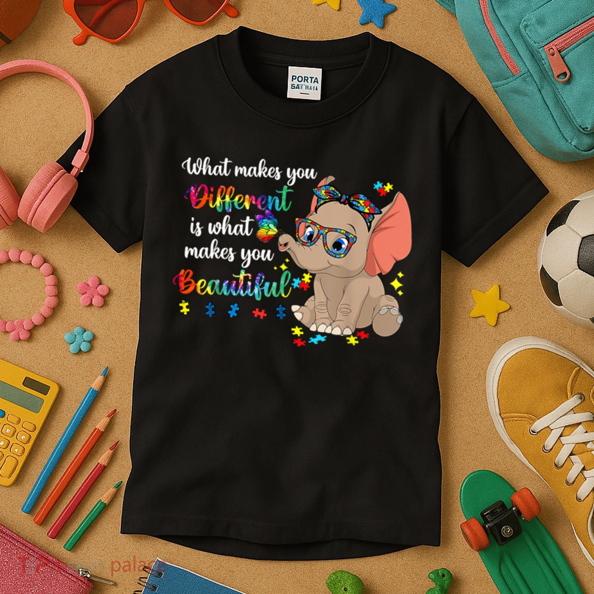 What Makes You Different Is What Makes You Beautiful Autism Kids T-Shirt