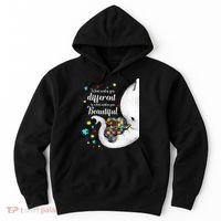 What Makes You Different Elephant Mom Autism Child Awareness Hoodie thumb 0