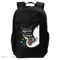 What Makes You Different Elephant Mom Autism Child Awareness Backpack thumb 0