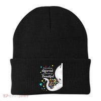 What Makes You Different Elephant Mom Autism Child Awareness Beanie thumb 0