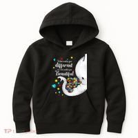 What Makes You Different Elephant Mom Autism Child Awareness Kids Hoodie thumb 0