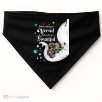 What Makes You Different Elephant Mom Autism Child Awareness USA-Made Doggie Bandana thumb 0