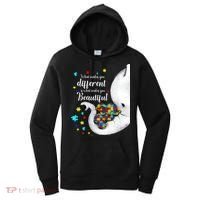 What Makes You Different Elephant Mom Autism Child Awareness Women's Hoodie thumb 0