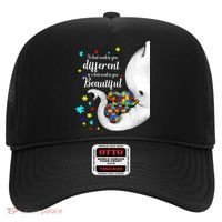 What Makes You Different Elephant Mom Autism Child Awareness Hat thumb 0