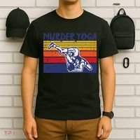 Wrestling Murder Yoga Retro Wrestler Jiu Jitsu Women T-Shirt thumb 6