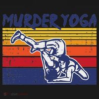 Wrestling Murder Yoga Retro Wrestler Jiu Jitsu Women Women's Tank Top thumb 5