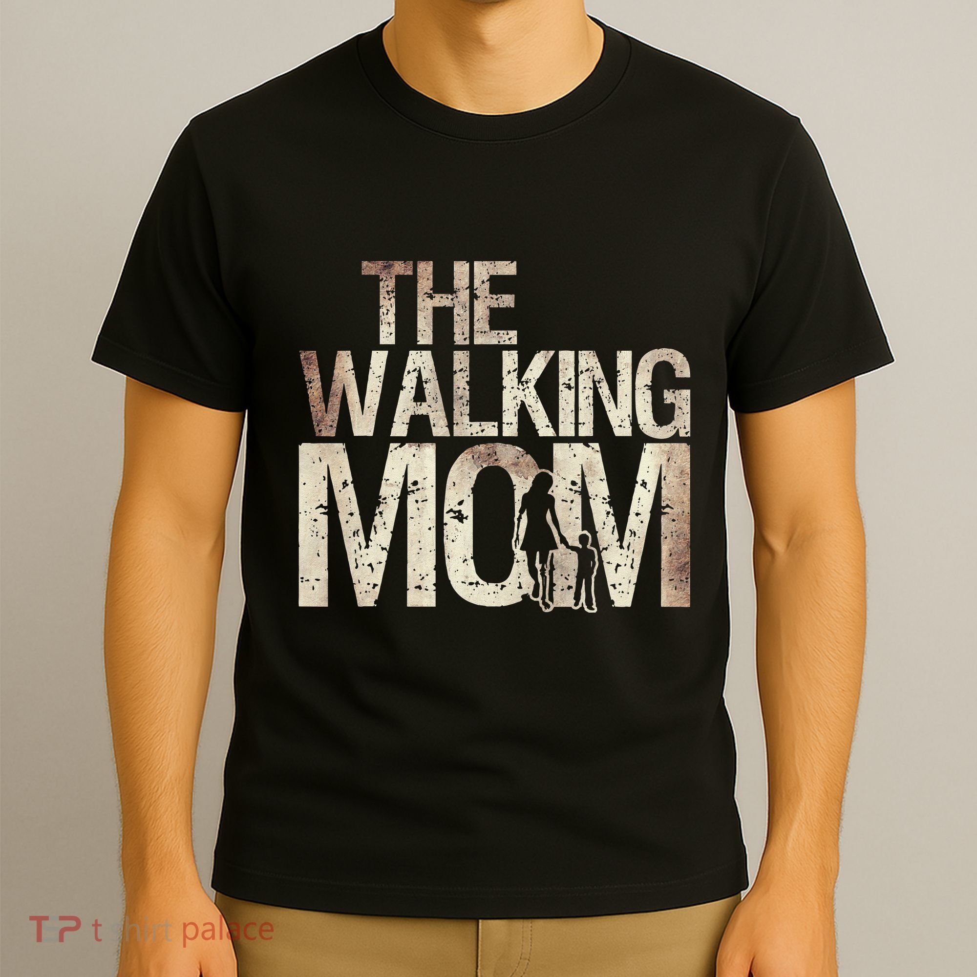 Walking Mom Zombie Woman And Mother's Day Apocalypse T-Shirt