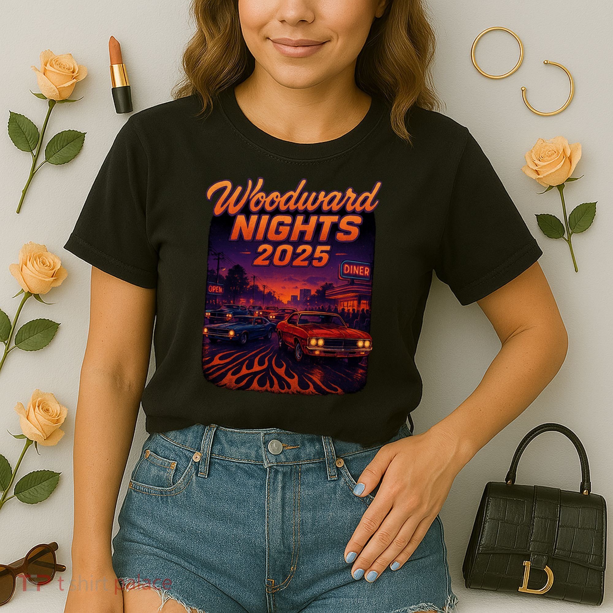 Woodward Nights 2025 Comfort Colors Boxy T-Shirt