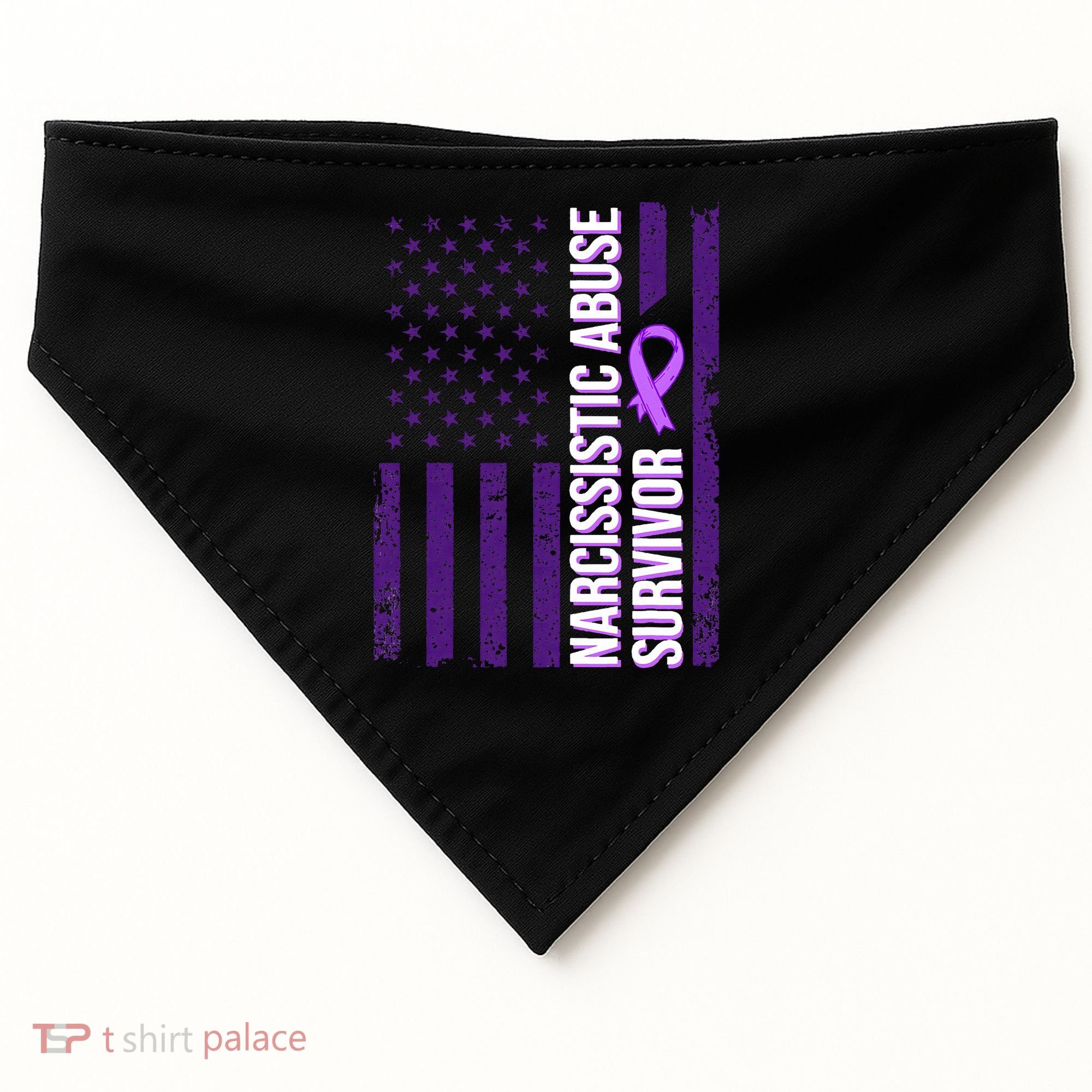 World Narcissistic Abuse Awareness Survivor USA-Made Doggie Bandana