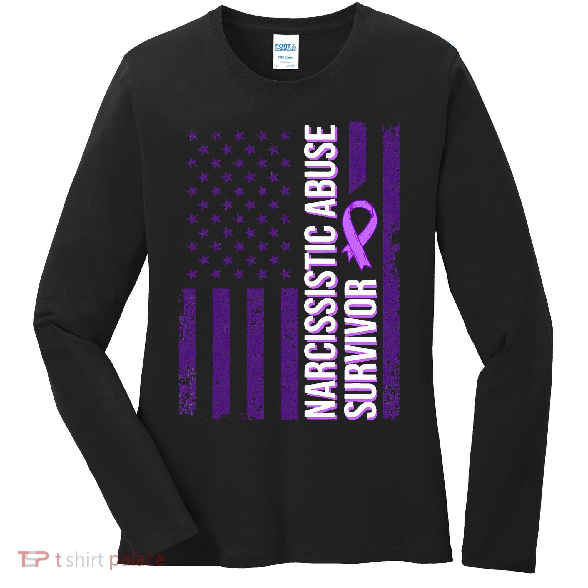 World Narcissistic Abuse Awareness Survivor Women's Long Sleeve Shirt