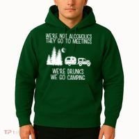 We're Not Alcoholics We're Drunks We Go Camping Hoodie thumb 2