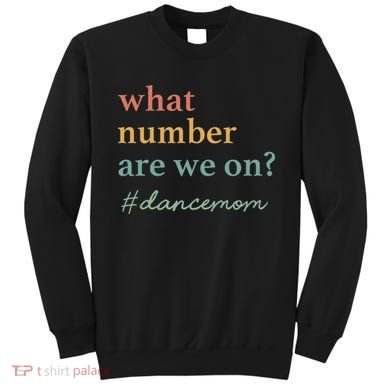 What Number Are We On Dance Mom Lovers Sweatshirt