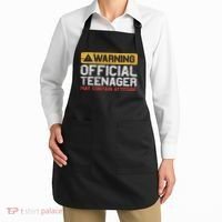 Warning Nager Attitude 13th Birthday Apron thumb 2