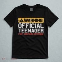 Warning Nager Attitude 13th Birthday T-Shirt thumb 5