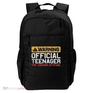 Warning Nager Attitude 13th Birthday Backpack