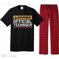Warning Nager Attitude 13th Birthday Pajama Set thumb 0