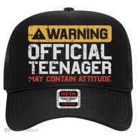 Warning Nager Attitude 13th Birthday Hat thumb 0
