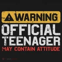 Warning Nager Attitude 13th Birthday Toddler T-Shirt thumb 4