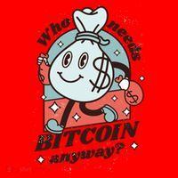 Who Needs Bitcoin Anyway Money Santa Hat thumb 1