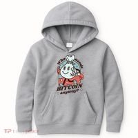 Who Needs Bitcoin Anyway Money Kids Hoodie thumb 0