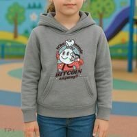 Who Needs Bitcoin Anyway Money Kids Hoodie thumb 3