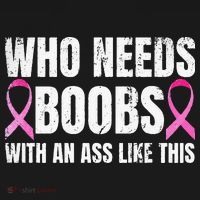 Who Needs Boobs With An Ass Like This Mastectomy Pajama Set thumb 2