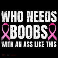 Who Needs Boobs With An Ass Like This Mastectomy Women's Hoodie thumb 2