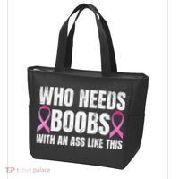 Who Needs Boobs With An Ass Like This Mastectomy Tote Bag thumb 3