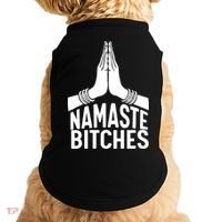 Womens Namaste Bitches Funny Yoga Doggie Tank thumb 0