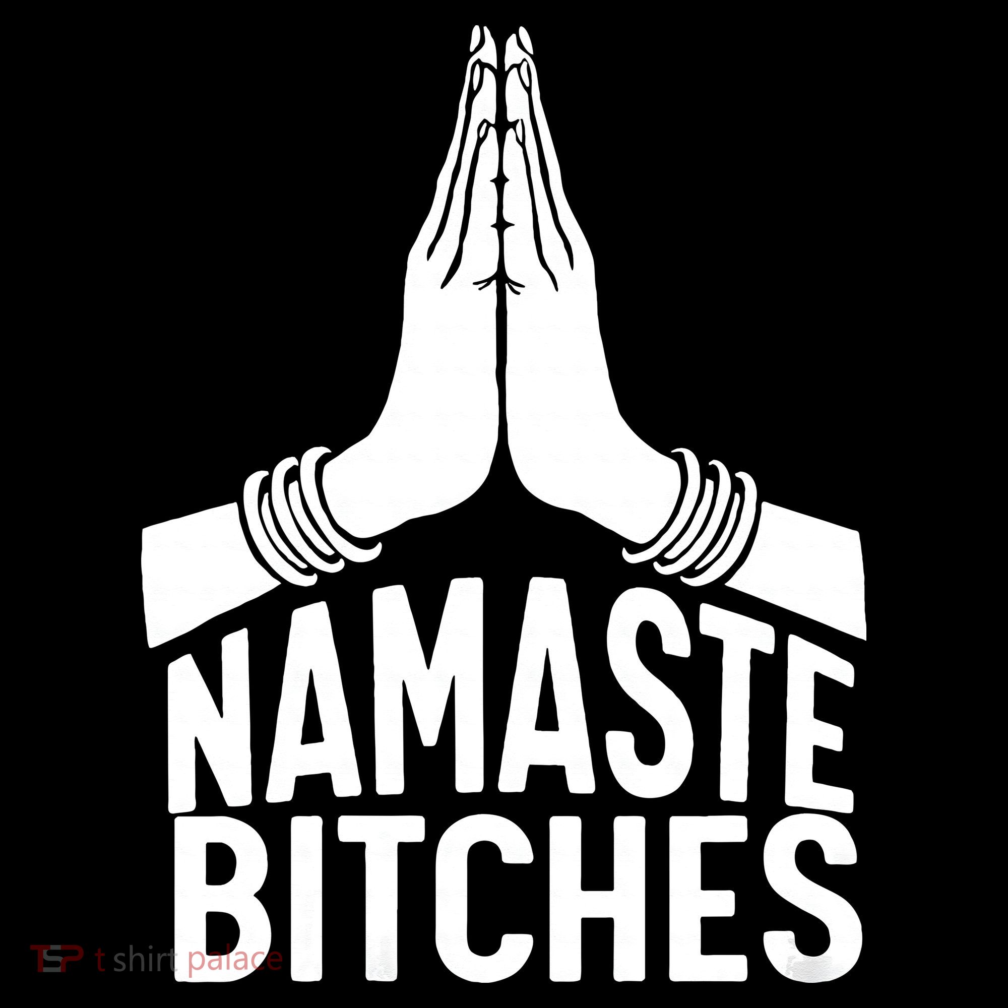 Womens Namaste Bitches Funny Yoga Mousepad