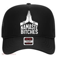 Womens Namaste Bitches Funny Yoga Hat thumb 0
